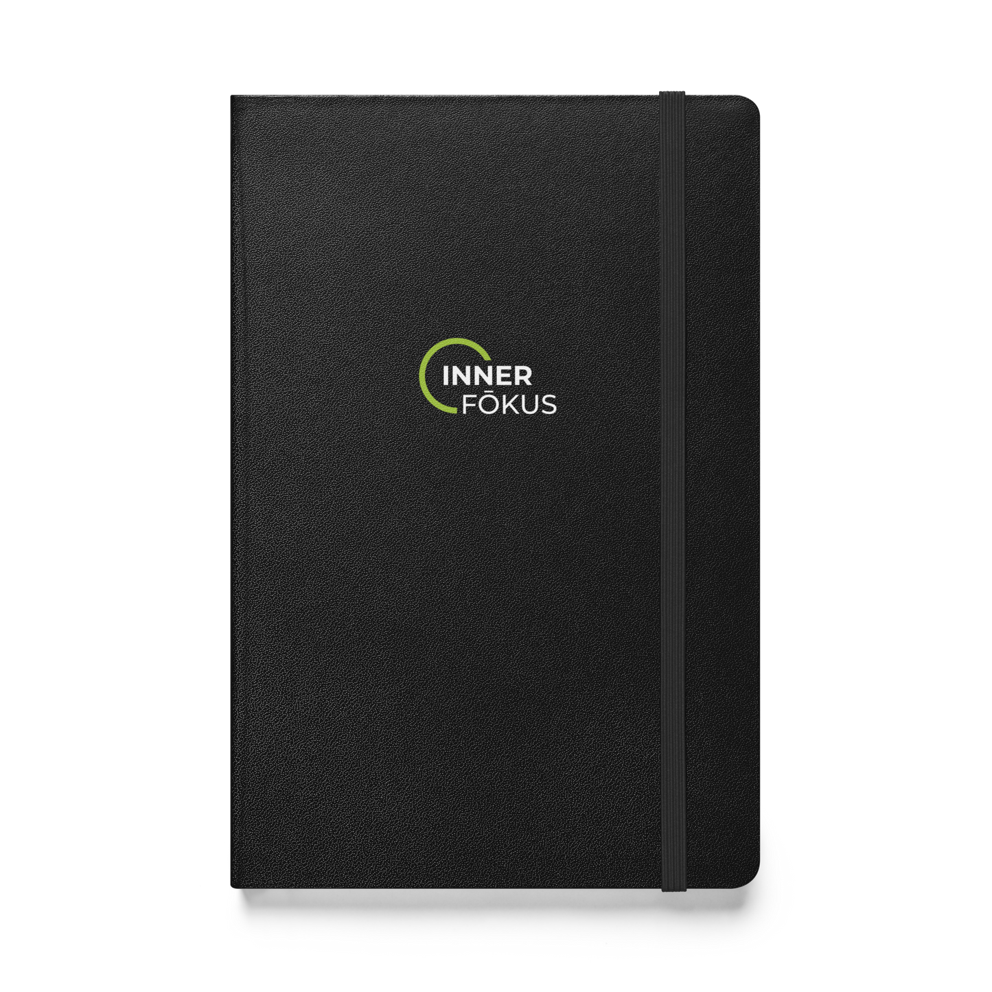 Inner Fokus Logo Hardcover bound notebook/journal (White Lettering)