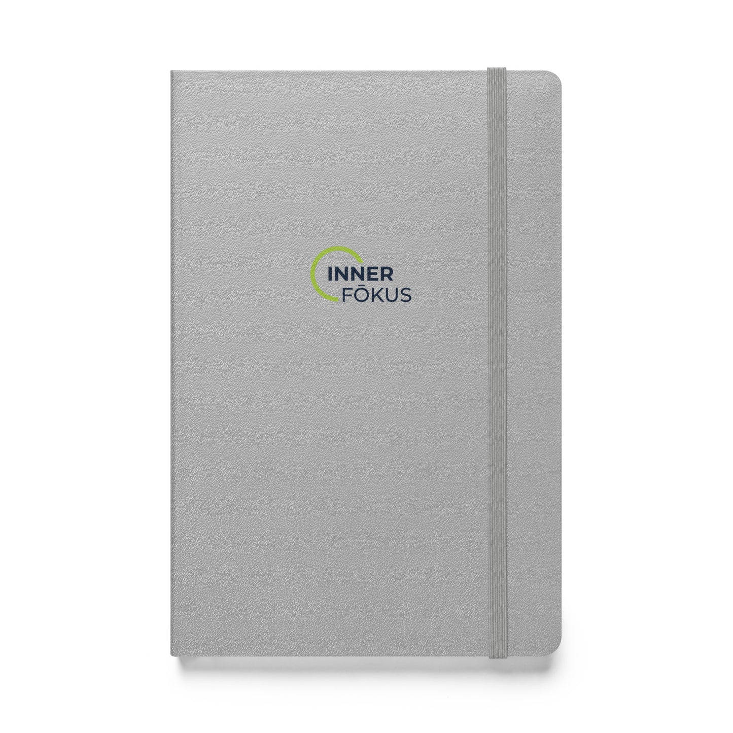 Inner Fokus Logo Hardcover bound notebook/journal (Navy Lettering)